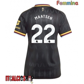 Aston Villa Ian Maatsen #22 Seconda Maglia Femmina 2026-27 Manica Corta